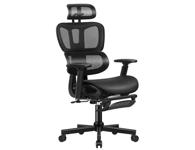 ALFORDSON Ergonomic Office Chair Executive Mesh Seat Black