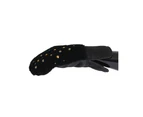 Dolce & Gabbana Casual Wrist Gloves with Studded Detailing - Black