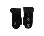 Dolce & Gabbana Casual Wrist Gloves with Studded Detailing - Black