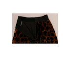 Dolce & Gabbana Brown Leopard Print A-Line Skirt - Brown