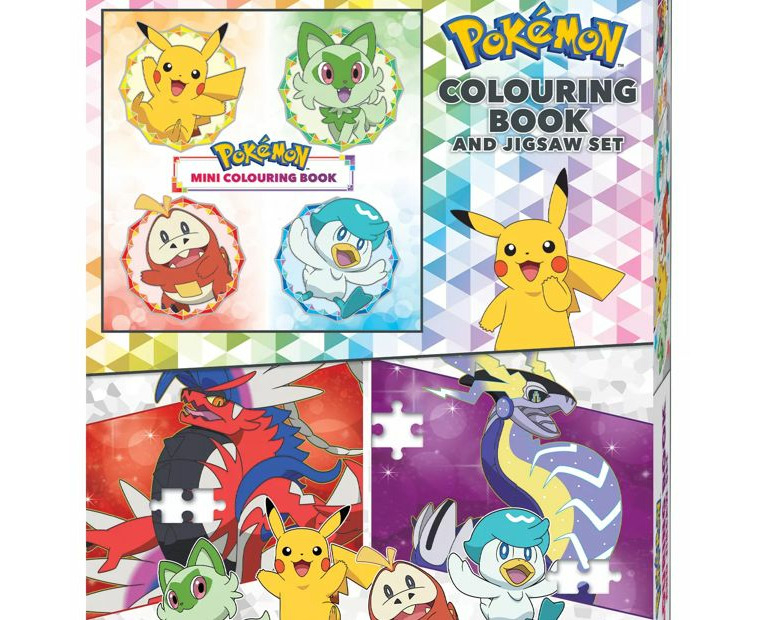 Pokemon: Adult Ultimate Colouring Book & 1000-Piece Puzzle