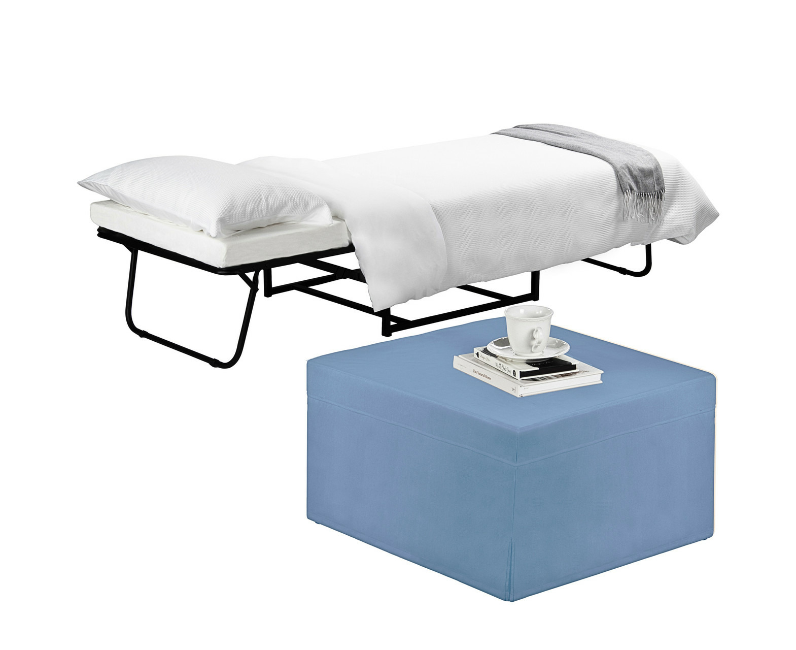 Fold up deals ottoman bed