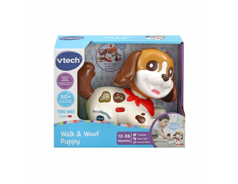 VTech Walk & Woof Puppy Musical/Educational Kids/Children Toy 12-36 Months