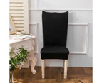 Hyper Cover Stretch Dining Chair Covers Black - 6 pcs