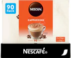 Nescafe Cappuccino Instant Coffee Mixes Sachets 3 x 30 Sachets 90 Count Pack of 3