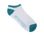 Bewley & Ritch Mens Probus Trainer Socks (Pack of 5) (White/Green/Blue) - BG965