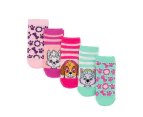 Paw Patrol Girls Socks (Pack of 5) (Pink/White/Green) - NS7071