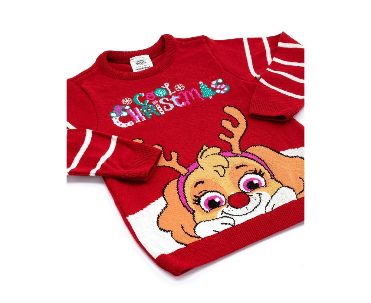 Paw Patrol Girls Skye Sweater Dress & Leggings Set 