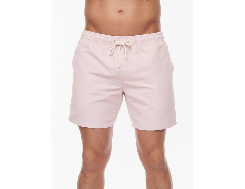 Bewley & Ritch Mens Ralphie Swim Shorts (Light Pink) - BG1063