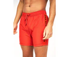 Born Rich Mens Francesco Swim Shorts (Red) - BG120