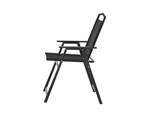 Gardeon Outdoor Chairs Portable Folding Camping Chair Steel Patio Furniture