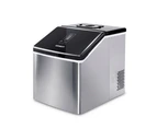 Devanti 3.2L Portable Ice Maker Commercial Ice Cube Machine Stainless Steel