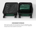 Mazam 2PCS Luggage Suitcase Trolley Set Travel TSA Lock Storage Hard Case Green