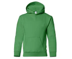 Gildan Heavy Blend Childrens Unisex Hooded Sweatshirt Top / Hoodie (Irish Green) - BC469