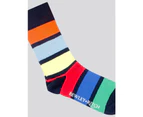 Bewley & Ritch Mens Yarker Socks (Pack of 3) (Multicoloured) - BG980