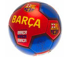 FC Barcelona Barca Barca Barca Crest Football (Maroon/Navy Blue) - BS3656