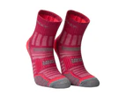 Hilly Mens Double Layered Ankle Socks (Magenta) - CS1786