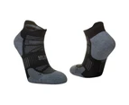 Hilly Mens Supreme Socklets (Black/Grey Marl) - CS1735