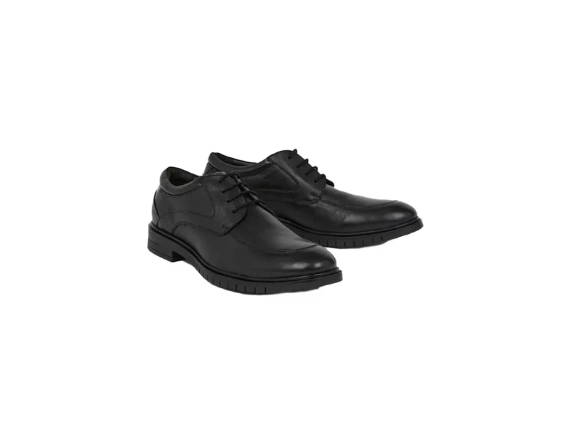 Debenhams Mens Leather Airsoft Shoes (Black) - DH5875