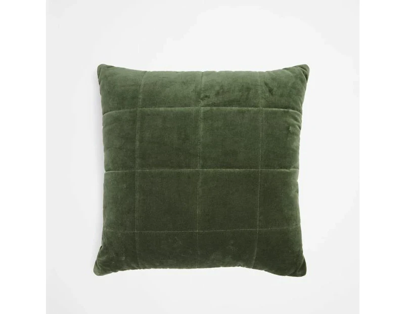 Target Teo Quilted Velvet Cushion - Large