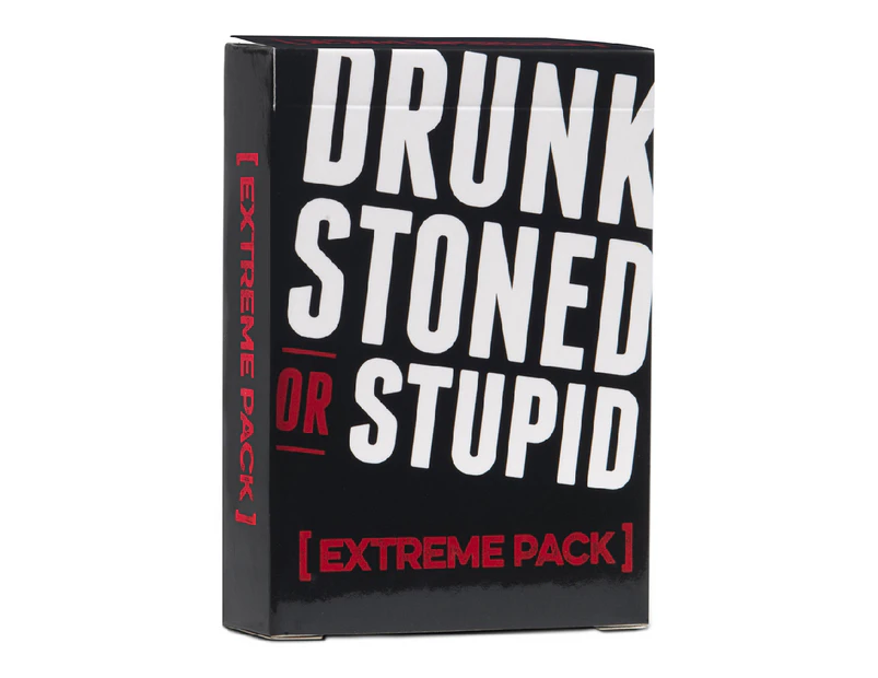 DSS Games Drunk Stoned or Stupid Extreme Pack Drinking Card Game Adults 17y+