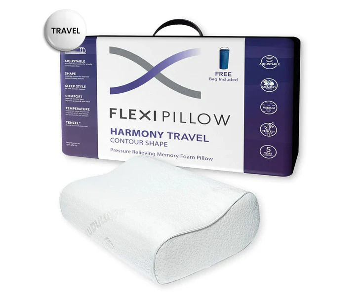 Flexi Pillow Harmony Memory Foam Travel Pillow