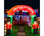 Jingle Jollys Christmas Inflatable Archwary Nutcracker 3M Illuminated Decorations