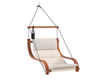 Gardeon Hammock Chair Wooden Hanging Indoor Outdoor Lounge Patio