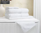 Sheraton Luxury Egyptian Cotton 5-Piece Towel Set - White