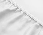 Morrissey Luxury 1200TC Cotton Rich Fitted Sheet - White