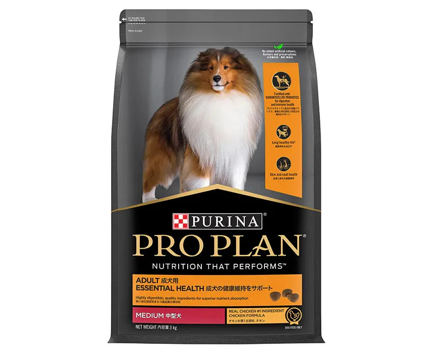 Pro Plan Adult Medium Breed Dry Dog Food Chicken 3kg