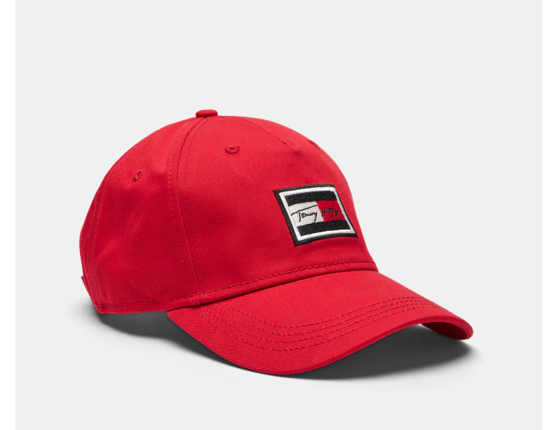 Tommy Hilfiger Signature Flag Cap - Apple Red