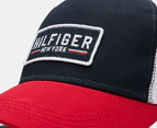 Tommy Hilfiger Ethan Trucker Cap - Sky Captain/Red