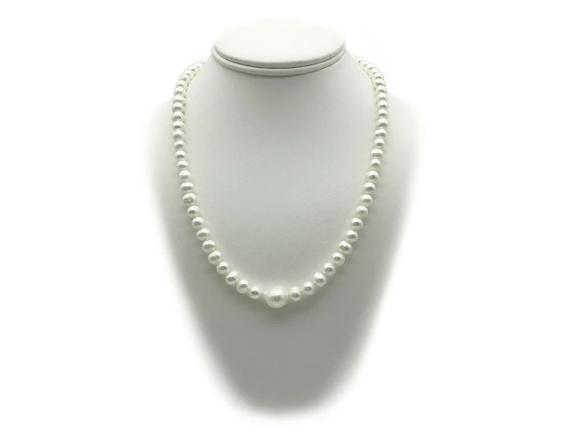 Georgiadis Baroque & Potato Freshwater Pearls Necklace