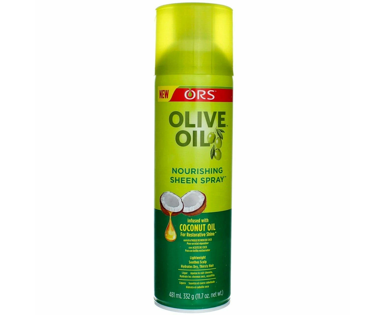 ORS Olive Oil Nourishing Sheen Spray Infused with Coconut Oil 404mL (10oz)