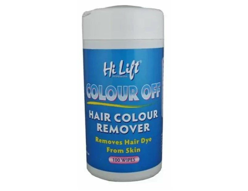 Hi Lift Colour Off Hair Colour Remover Wipes 100 Pack