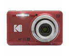 Kodak FZ55 Friendly Zoom Red Compact Digital Camera