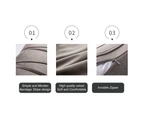 Hyper Cover Bandage Stripes Velvet Cushion Cover - Grey