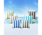 Hyper Cover Vertical Stripes Outdoor Cushion Covers - Ash
