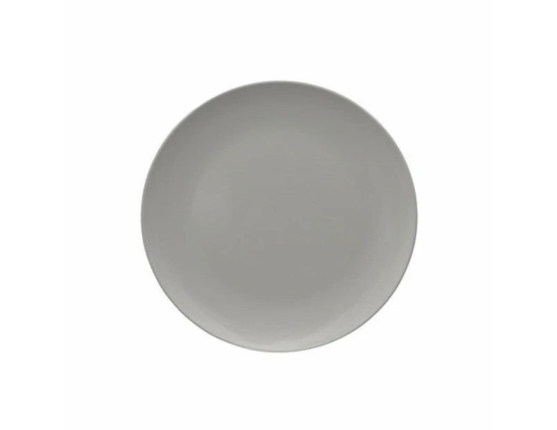 Serroni Colour Melamine Dinner Plate Dusty Size 25X25X2cm in Grey