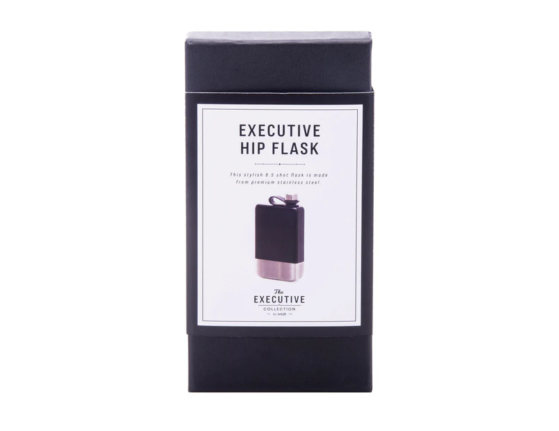 IsGift Hip Flask Premium Stainless Steel Pocket Flask Wine Whiskey Liquor Alcohol Bottle 255ml