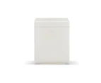 Lifely Astrid White Bedside Table