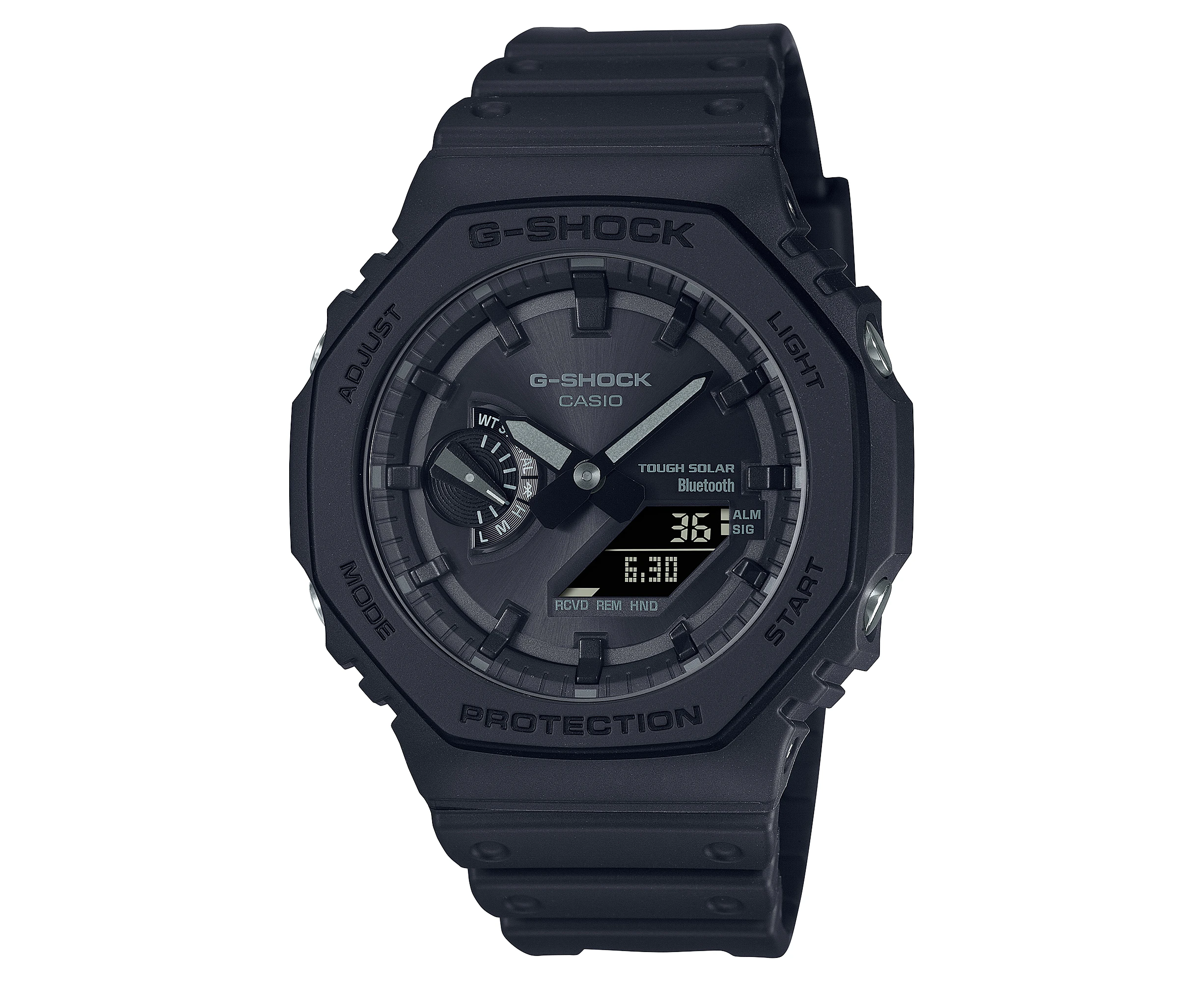 Casio G-Shock Blue Resin Watch Bluetooth Solar -GA-B2100-2A