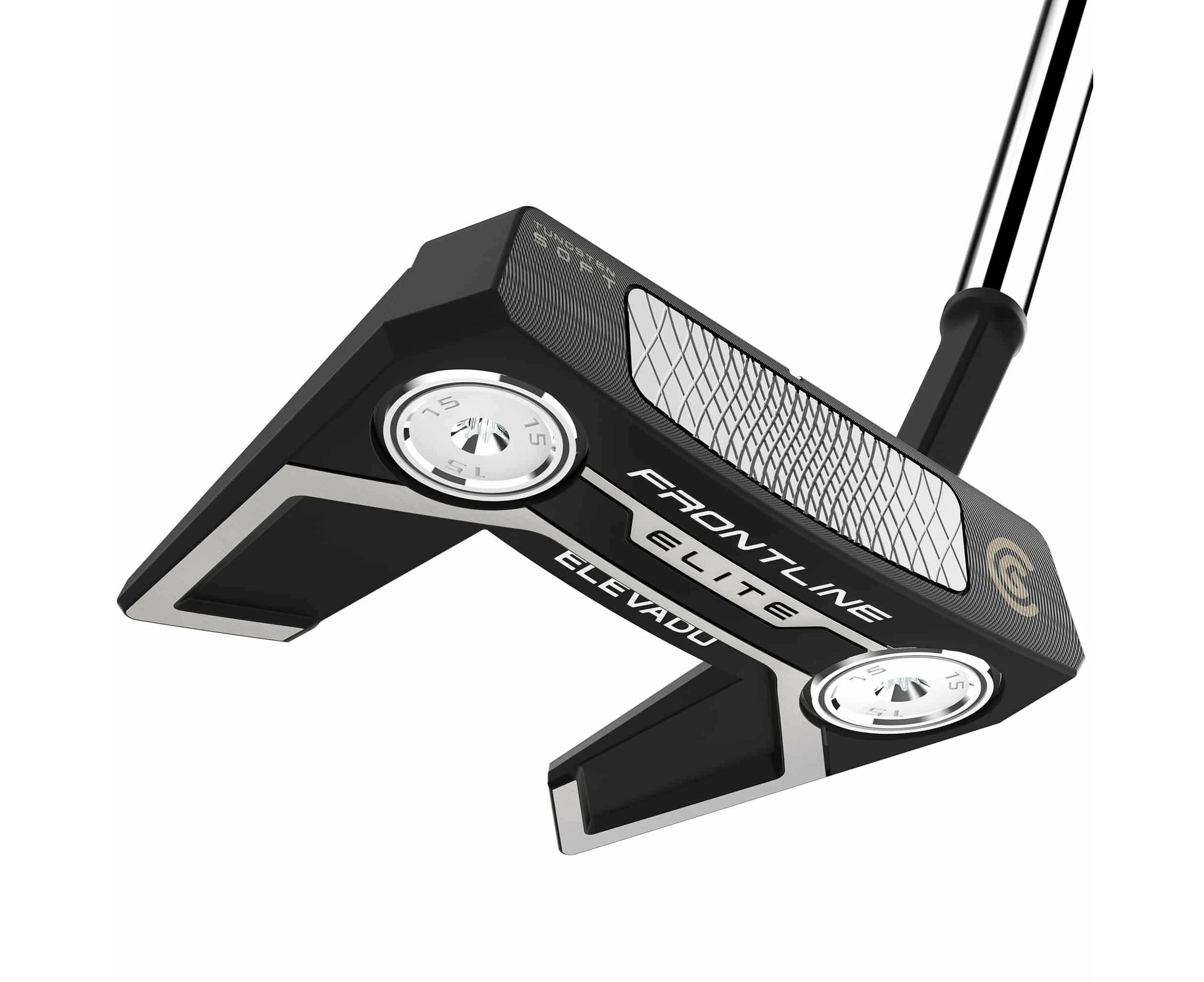 Cleveland Frontline Elite Putters - Steel LH - Elevado Slant, 35.00", Lamkin SinkFit Pistol