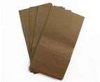 10 Paper Lolly Bags Bag Wedding Birthday Favours Gift Kraft Black Bows Brown/Kraft