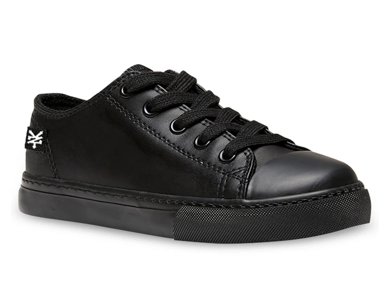 Grosby x Zoo York Boys' Printer Leather Sneakers - Black