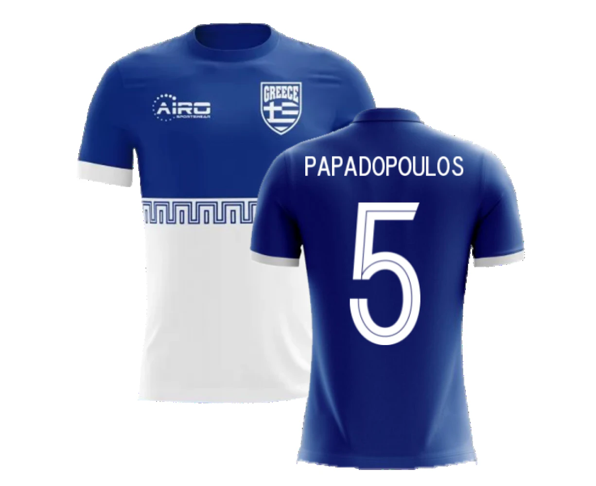 2023-2024 Greece Away Concept Football Shirt (Papadopoulos 5)