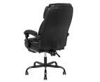 Advwin Ergonomic Office Chair Desk Chair with Footrest Black