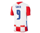 2020-2021 Croatia Home Nike Football Shirt (SUKER 9)
