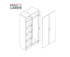 Maclaren Macey Broom Cupboard  White